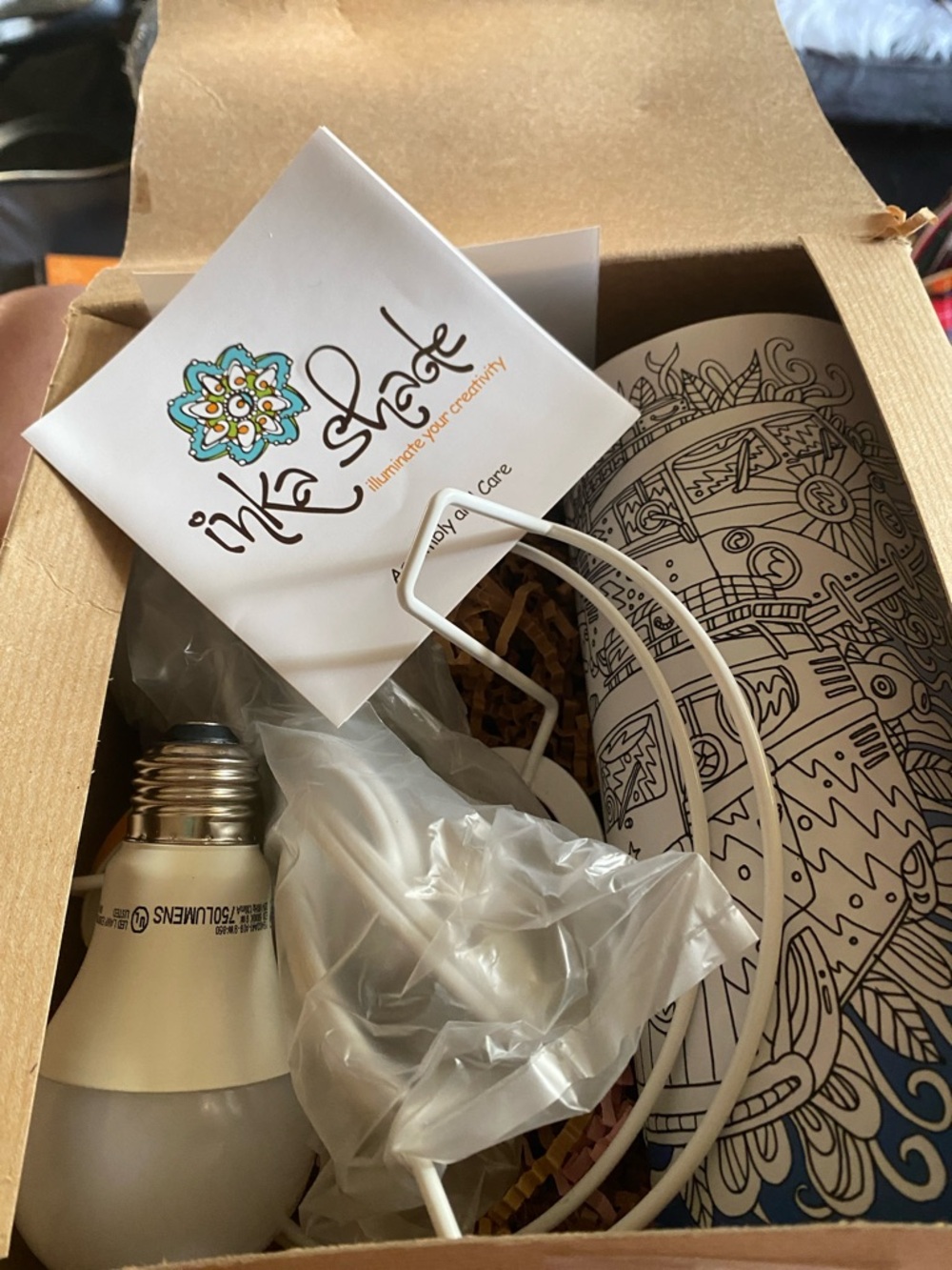 Inka Shade Decorative Coloring Lamp Shade - Different Shade Options- New